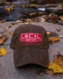 Waxed Canvas Hat - Brown