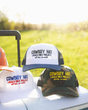 Cowboy Hat - Navy / White