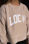 Cropped Thermal Pullover - Latte
