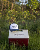 Cowboy Hat - Navy / White