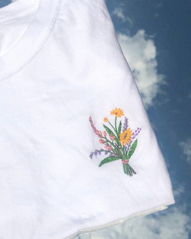 Embroidered Wildflower