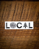 LOCAL Logo Sticker - White