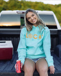 Heavyweight Hoodie - Aqua